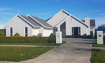 Finished house by Hamilton Builder